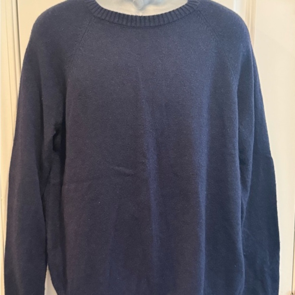 Men's J Crew Navy Blue Sweater Large